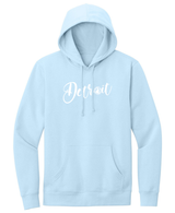 Ladies MID Detroit Curvy Script Hoodies