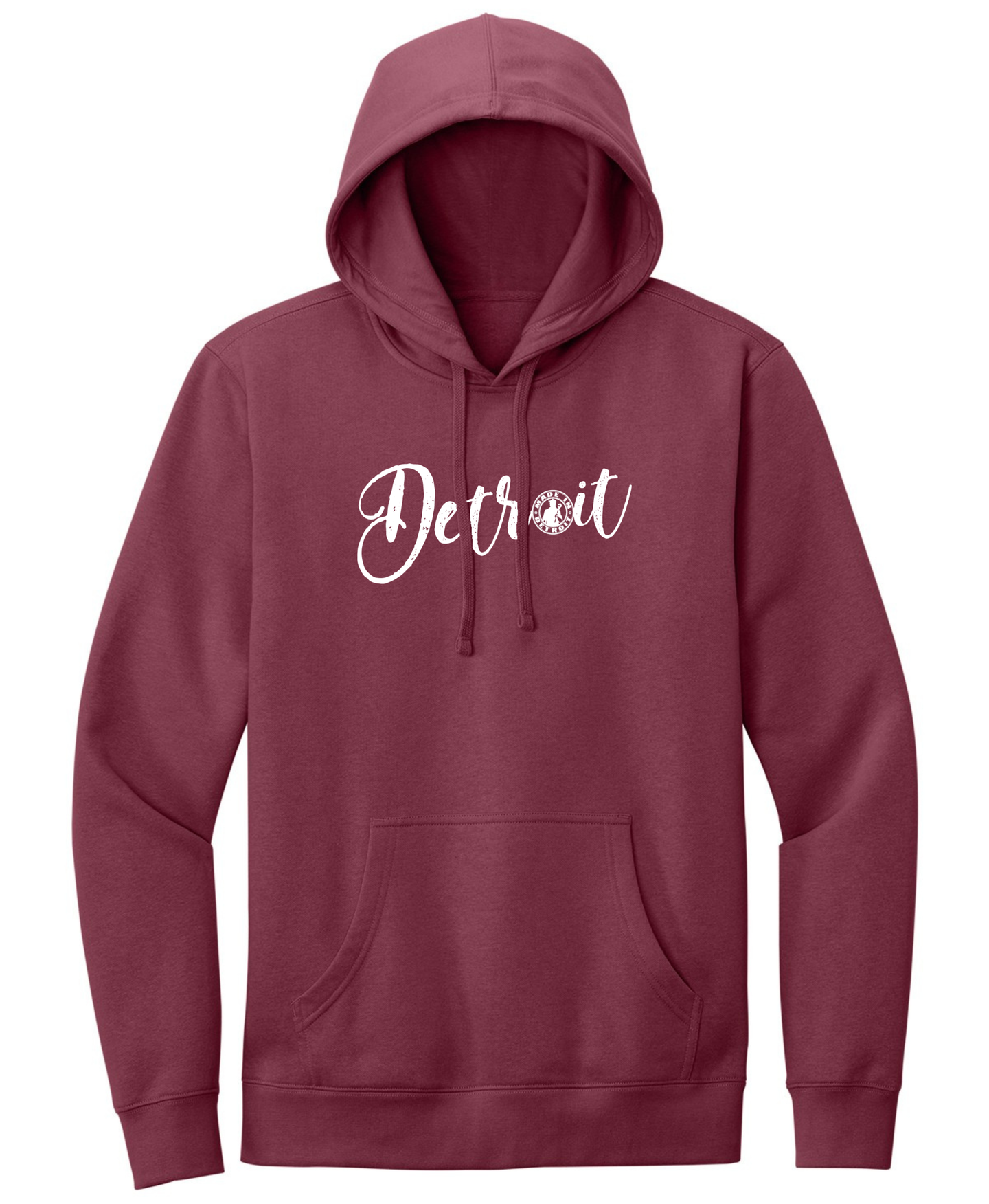 Ladies MID Detroit Curvy Script Hoodies