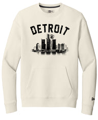 New Era Detroit Arch Skyline Pocket Crewneck