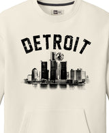New Era Detroit Arch Skyline Pocket Crewneck