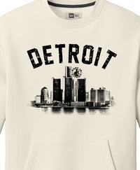 New Era Detroit Arch Skyline Pocket Crewneck