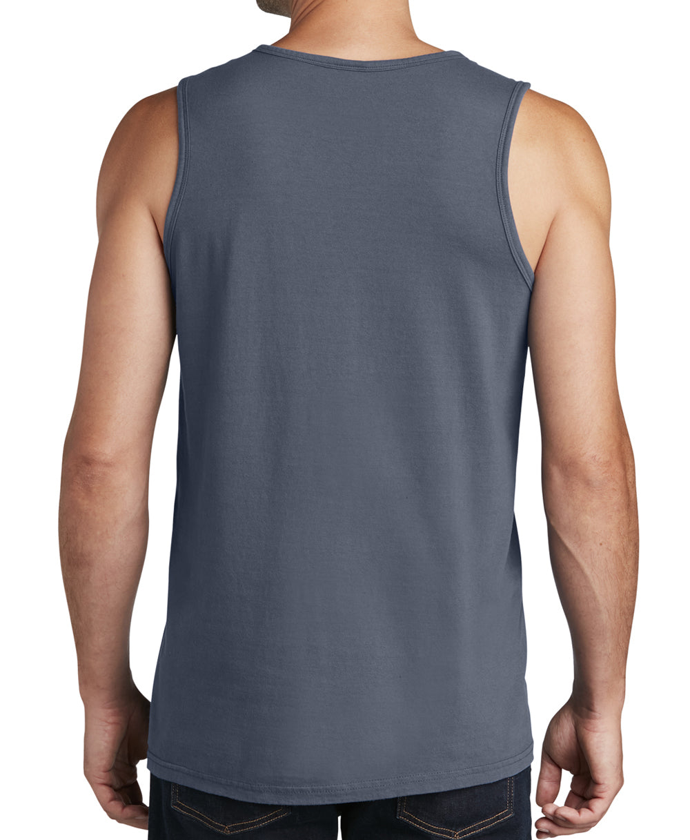 Men's MID Circle/Tough Times Denim Blue Tank