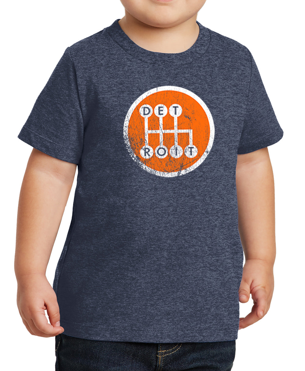 Toddler Shifter Heather Navy Shirt