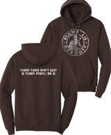 MID Circle/Tough Times Dark Chocolate Hoodie