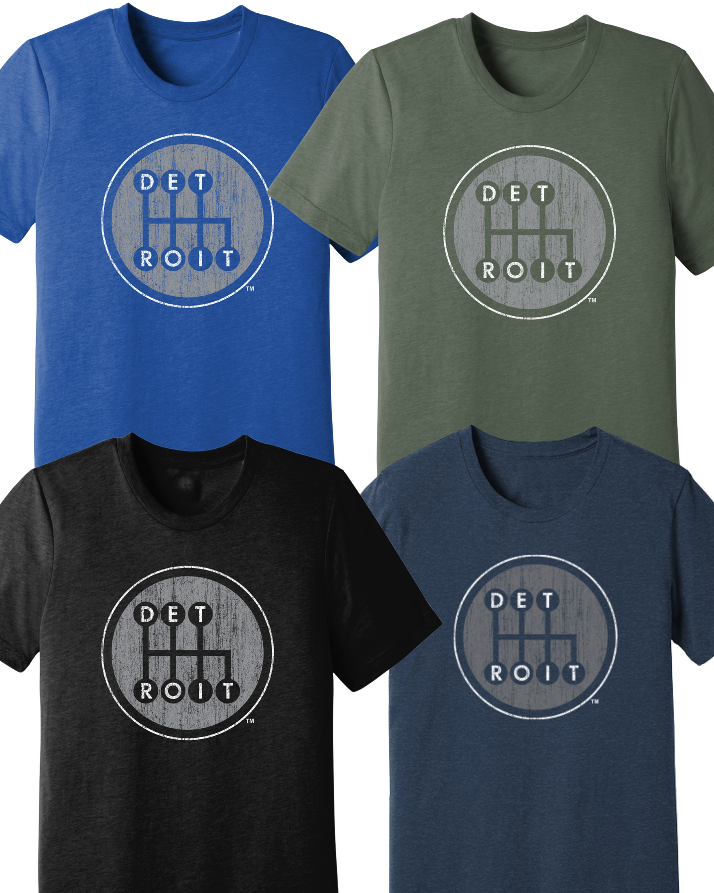 Shifter Distressed Premium Triblend Shirts