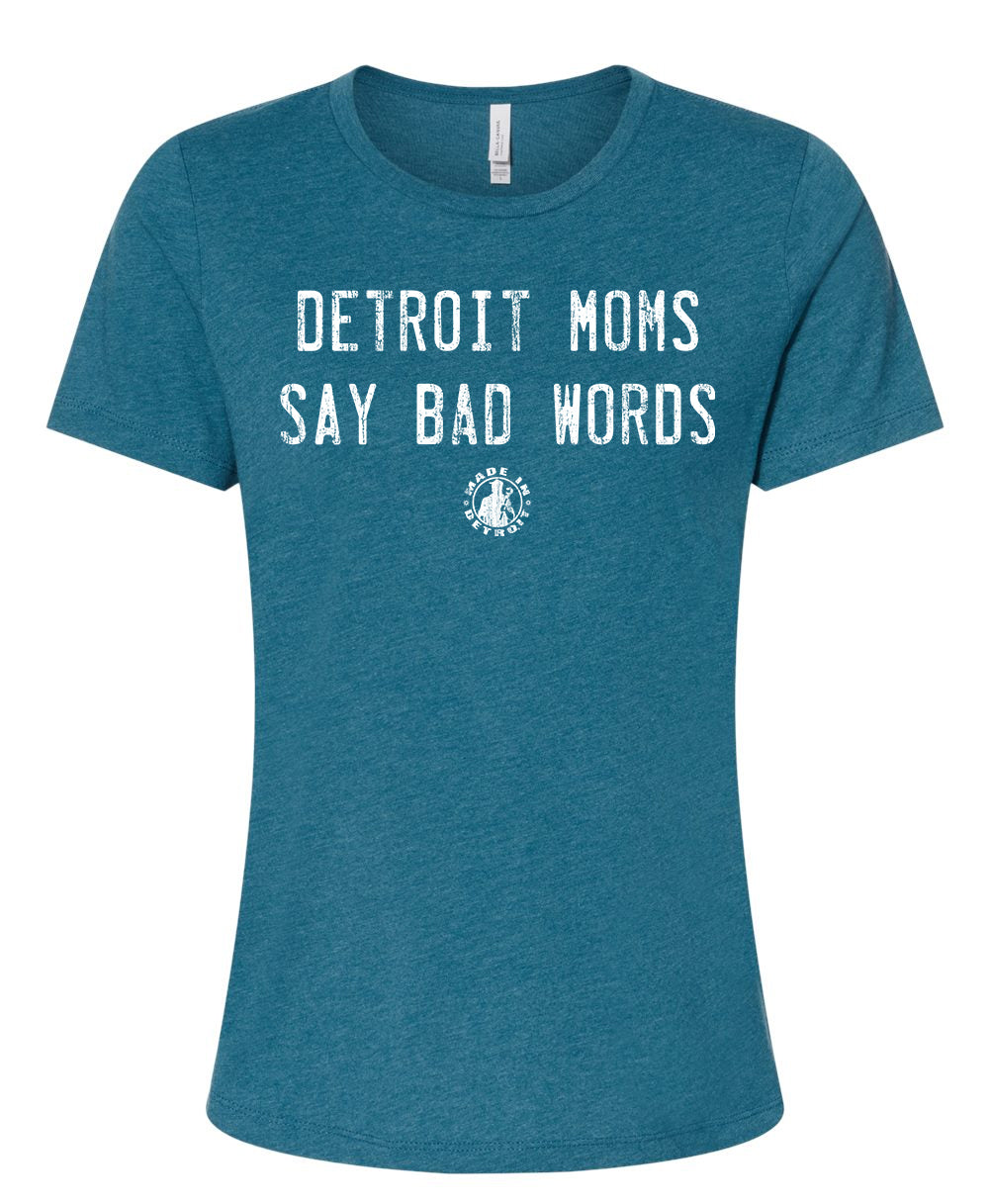 Detroit Mom Bad Words Crew Colors