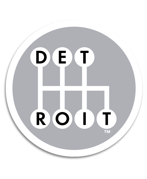 detroit gear Shifter 4" Stickers – Made In Detroit