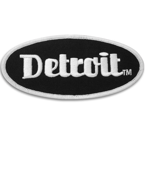 Detroit Bottom Rocker Patch Detroit Oval Patches – Made In Detroit