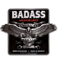 Badass Metal Sign