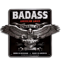 Badass Metal Sign