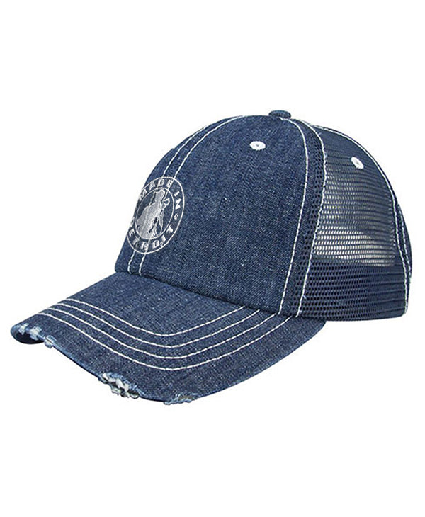 Denim trucker hat new arrivals