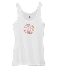 Ladies Rose Gold Ribbed Tank