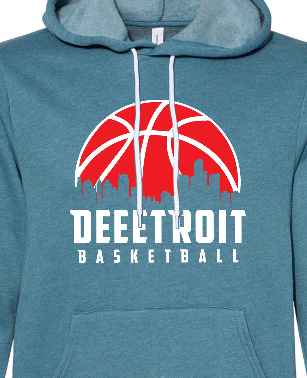 Deeetroit Basketball- Pullover