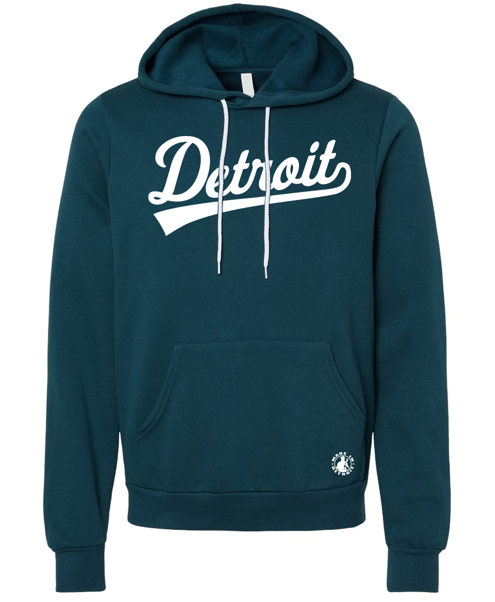 Detroit Tail Script Pullover - SMALL
