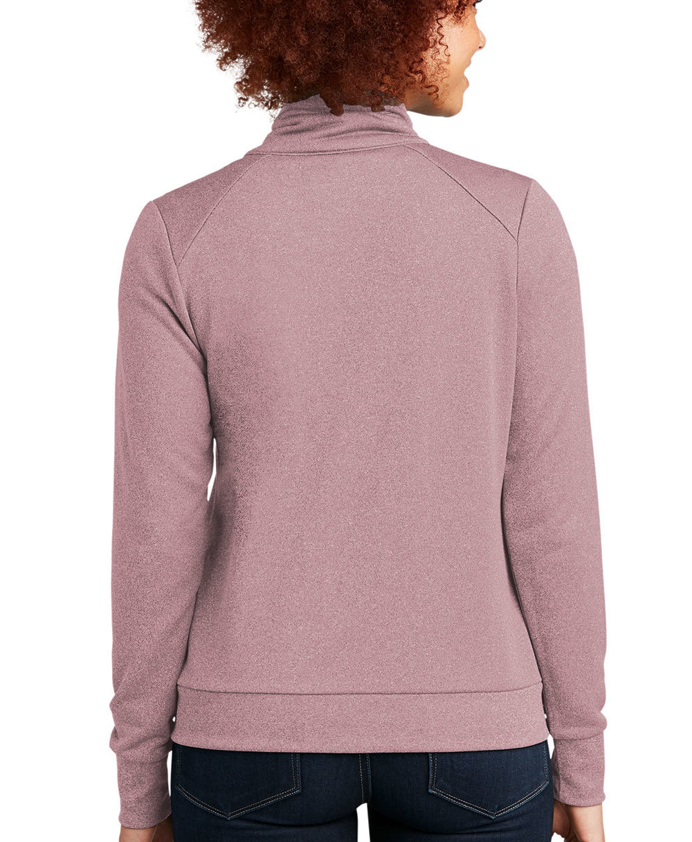 New Era MID Ladies Mauve Terry Full-Zip (XS/S ONLY)