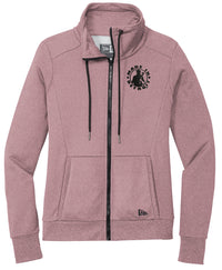 New Era MID Ladies Mauve Terry Full-Zip (XS/S ONLY)