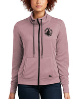 New Era MID Ladies Mauve Terry Full-Zip (XS/S ONLY)