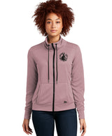 New Era MID Ladies Mauve Terry Full-Zip (XS/S ONLY)