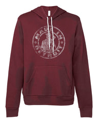 MID Circle Super Soft Maroon Hoodie