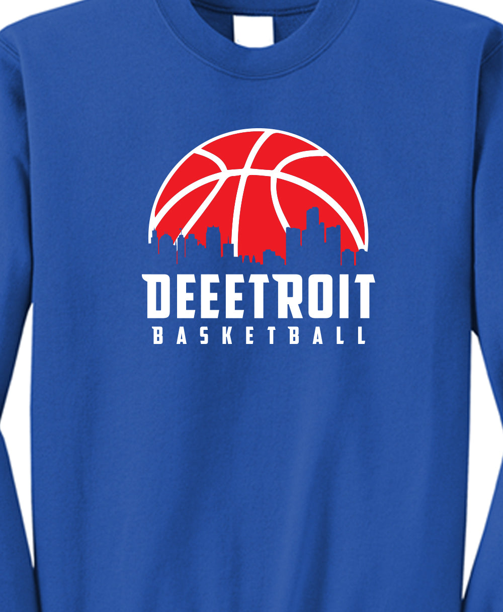 Deeetroit Basketball Crew Fleece