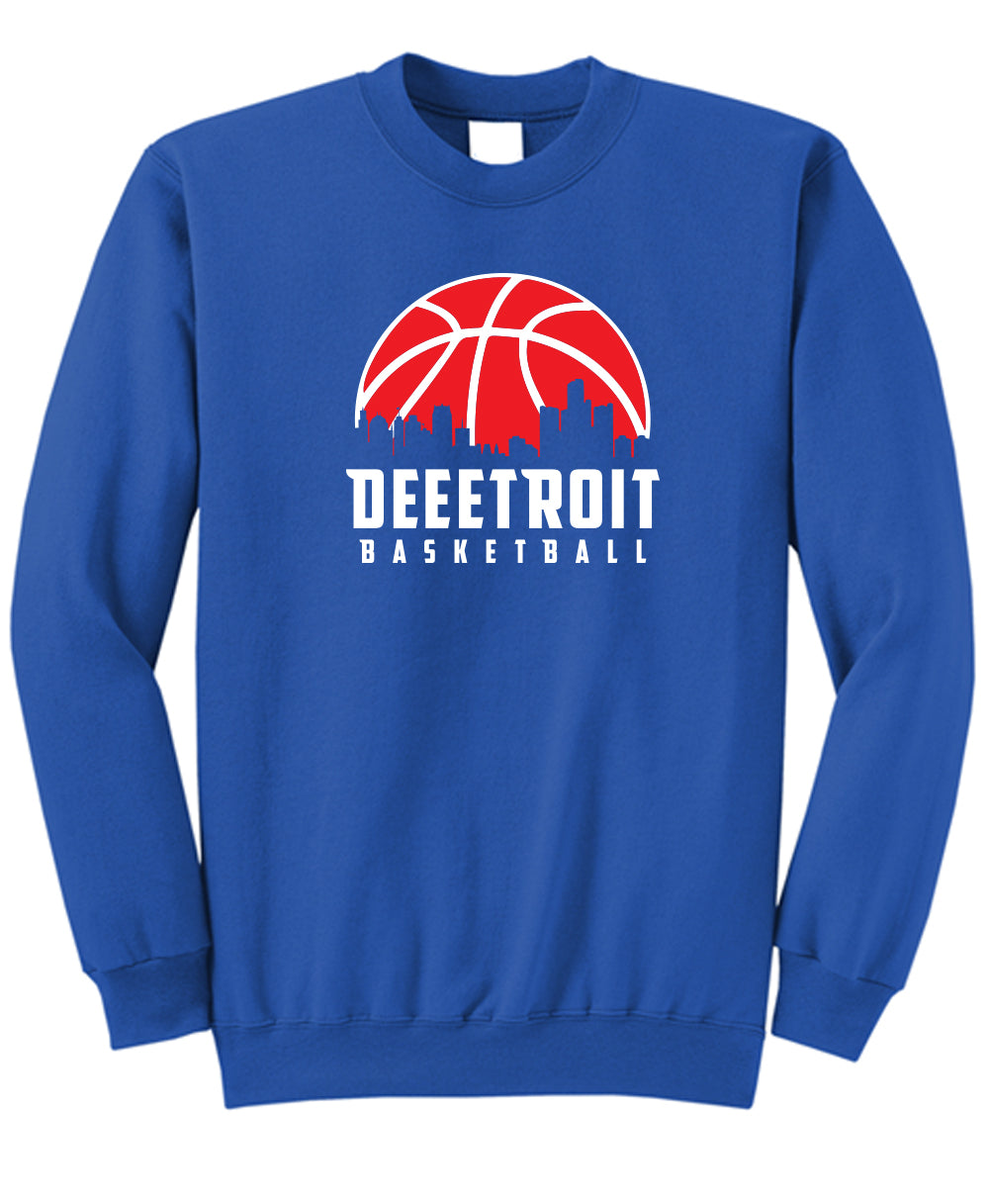 Deeetroit Basketball Crew Fleece