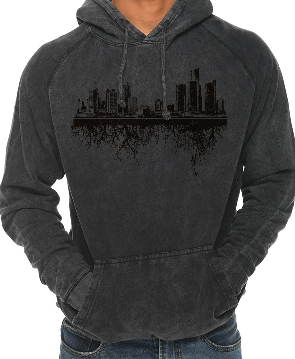 Detroit Roots - Vintage Wash Hoodie