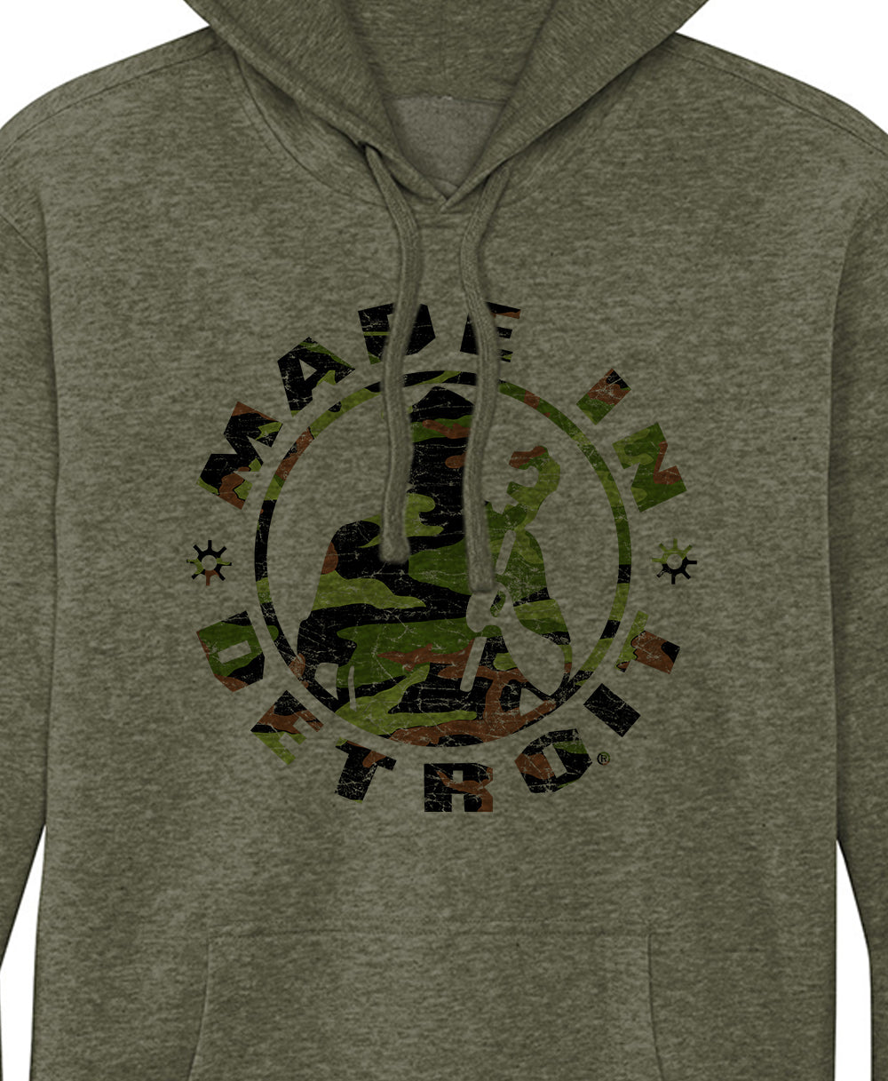 MID Camo Heather Olive Pullover