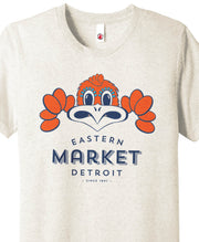 Eastern Market multi colored print on Oatmeal color tri-blend T shirt