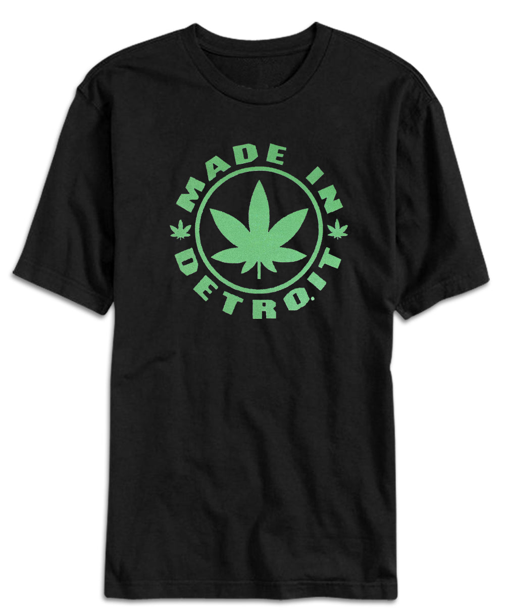 Metallic Green MID Pot leaf