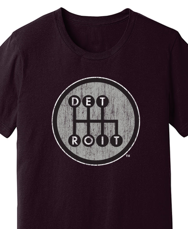 Shifter Distressed Oxblood Shirt