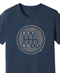 Shifter Distressed Navy Tri-Blend Shirt
