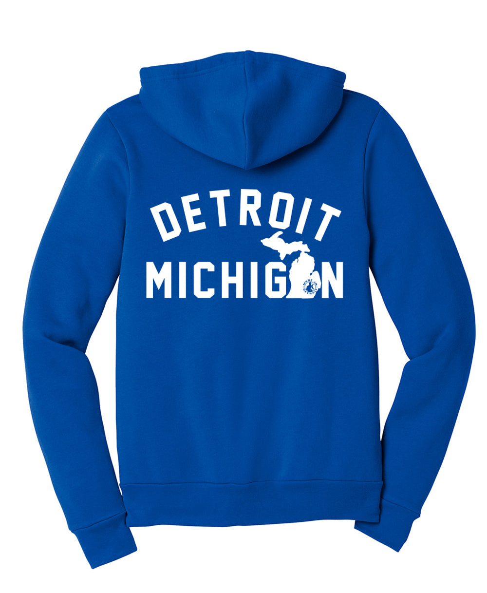 Detroit MI - Zip Up Fleece