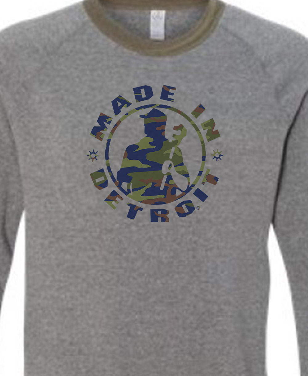 MID Unisex Camo Crew (S ONLY)