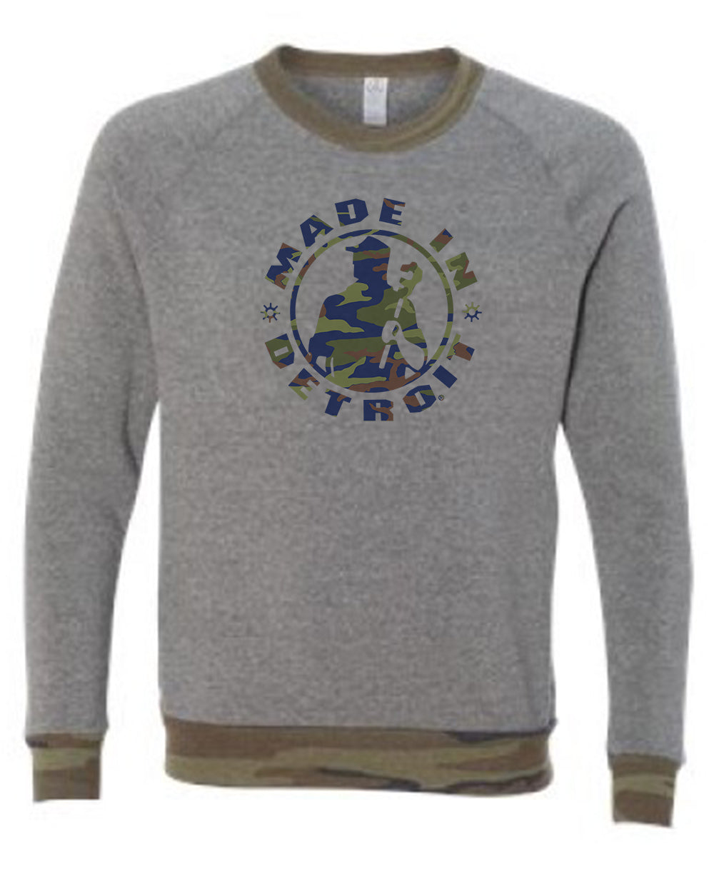 MID Unisex Camo Crew (S ONLY)