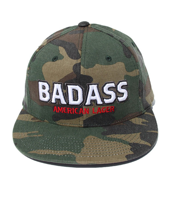 BADASS Camo Fitted Hat