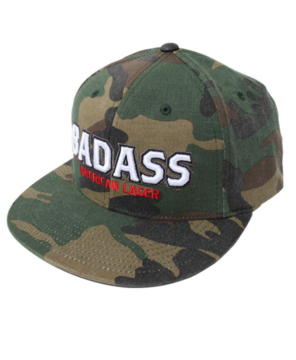 BADASS Camo Fitted Hat