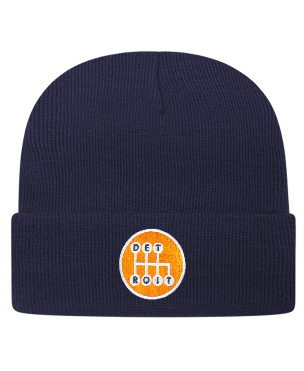 Navy Shifter Cuff Beanie