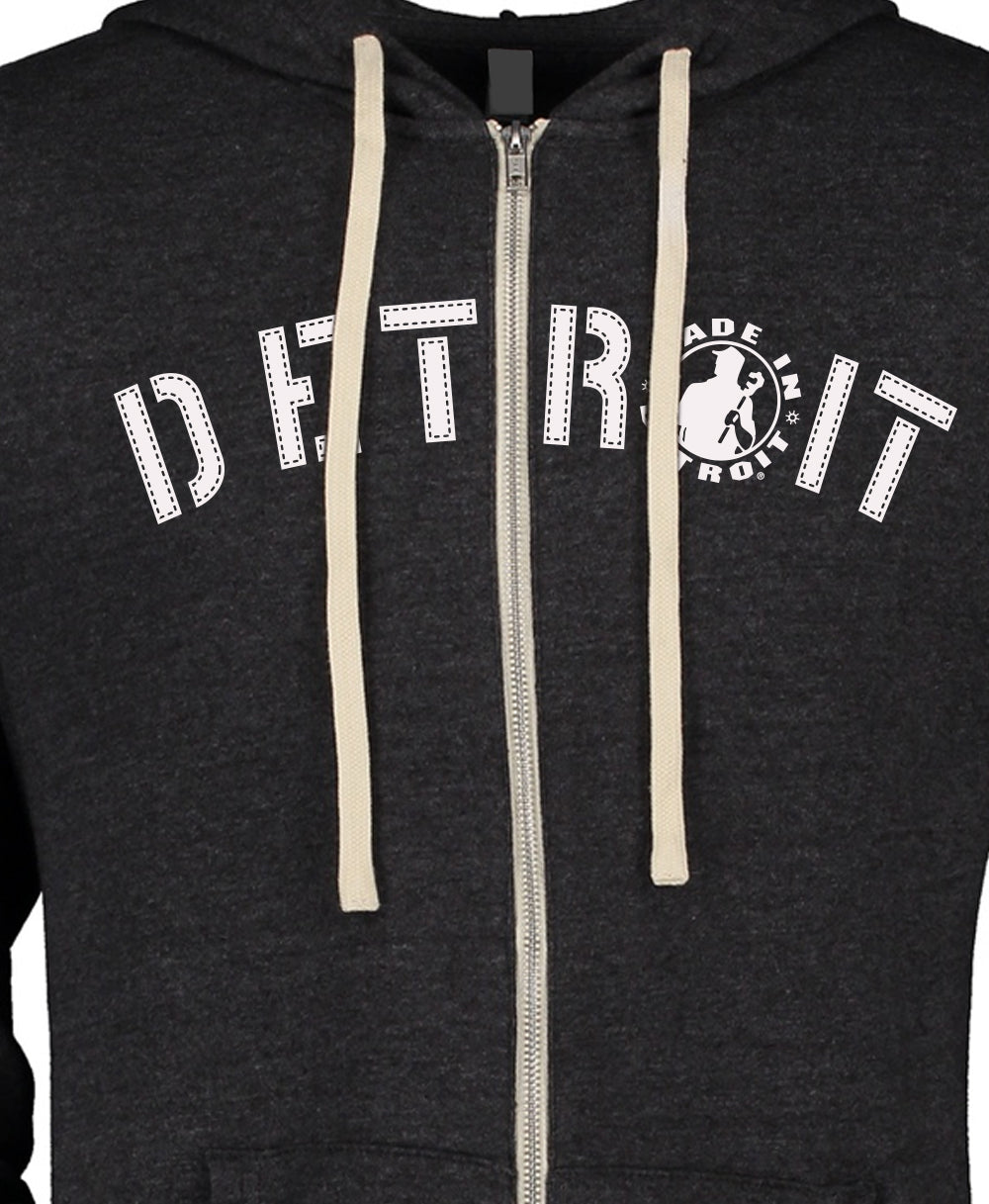 MID Detroit Stencil - Triblend Zip