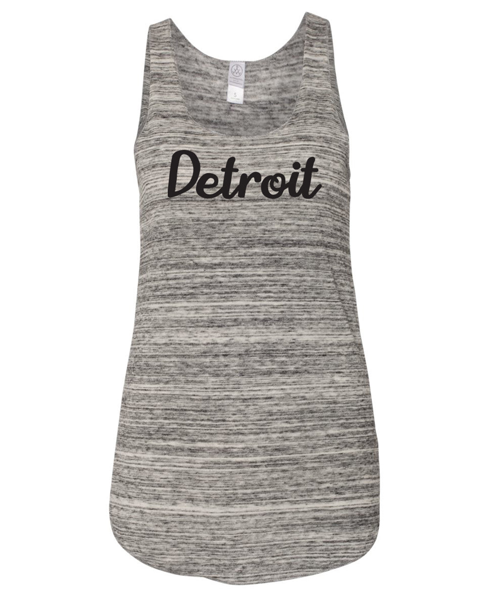 Detroit Script Eco Jersey Racerback