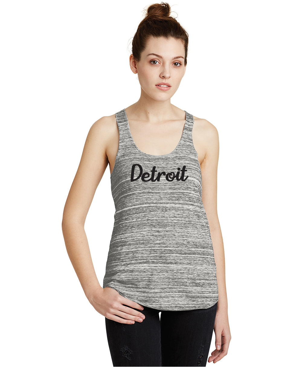 Detroit Script Eco Jersey Racerback