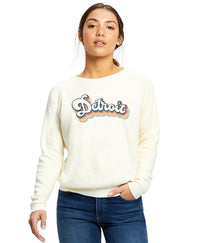 Ladies Retro Detroit Raglan Crewneck