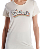 Ladies Detroit Retro Bubble Tee