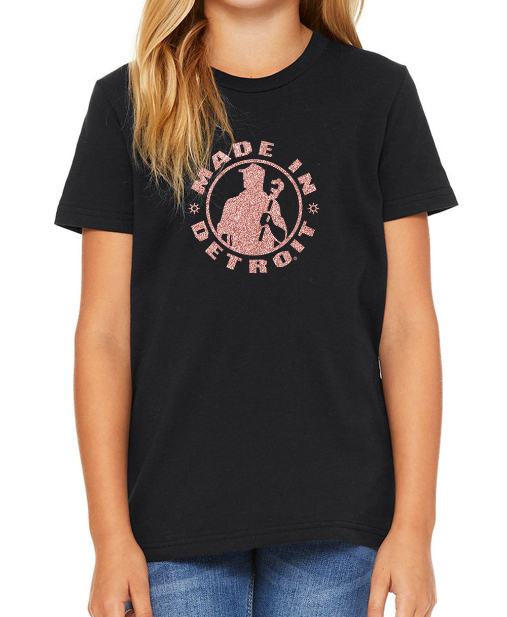 Youth Rose Gold Black Shirts