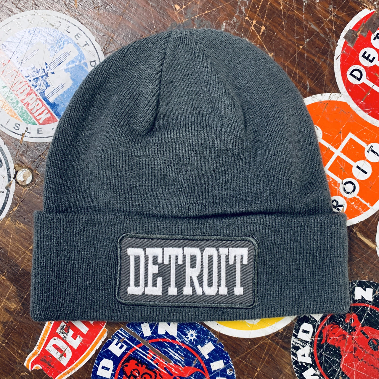 Detroit Patch Beanie