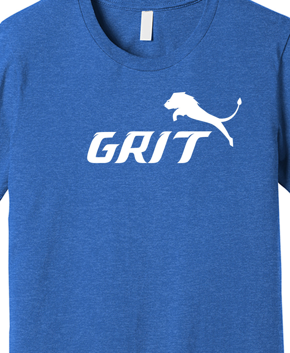 GRIT Heather Royal Shirt